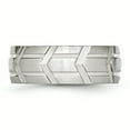 thumbnail image 3 of Stainless Steel Grooved 8mm Brushed & Polished Band, 3 of 7