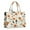 Beige Halloween Pumpkins, variant on Large Capacity Tote Bag,Black and Gray Halloween Bats Handbag Fashion Luxury Tote Bag,15.7"x13"x 5.1" Inches,Laptop Compatible