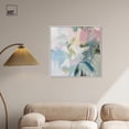 thumbnail image 3 of Elegant Green Abstract Canvas Modern Colorful Art by Art Remedy, White Frame, 30" x 30", 3 of 7