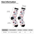 thumbnail image 2 of Bingfone Compression Socks for Women and Men Long Socks for Running Athletic Cycling Nurse- Happy Columbus Day, 2 of 6