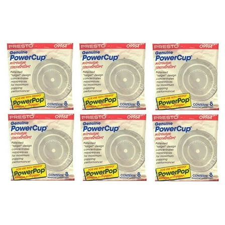 Presto Power Cup 09964 Microwave Popcorn Concentrator, 48 Pack