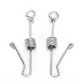 thumbnail image 1 of 2PCS Stainless Steel Parrots Standing Frame Foot Ring Moving AntiOff Opening Leg Buckle(XL ), 1 of 1