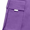 thumbnail image 6 of hopeusnice Men's Solid Color Trousers Clearance Casual Mid Waist Joggers Pants Loose Loungewear Comfyfit Workout Activewear Cargo Fall Lightweight Clothing for Male Purple XXL, 6 of 8