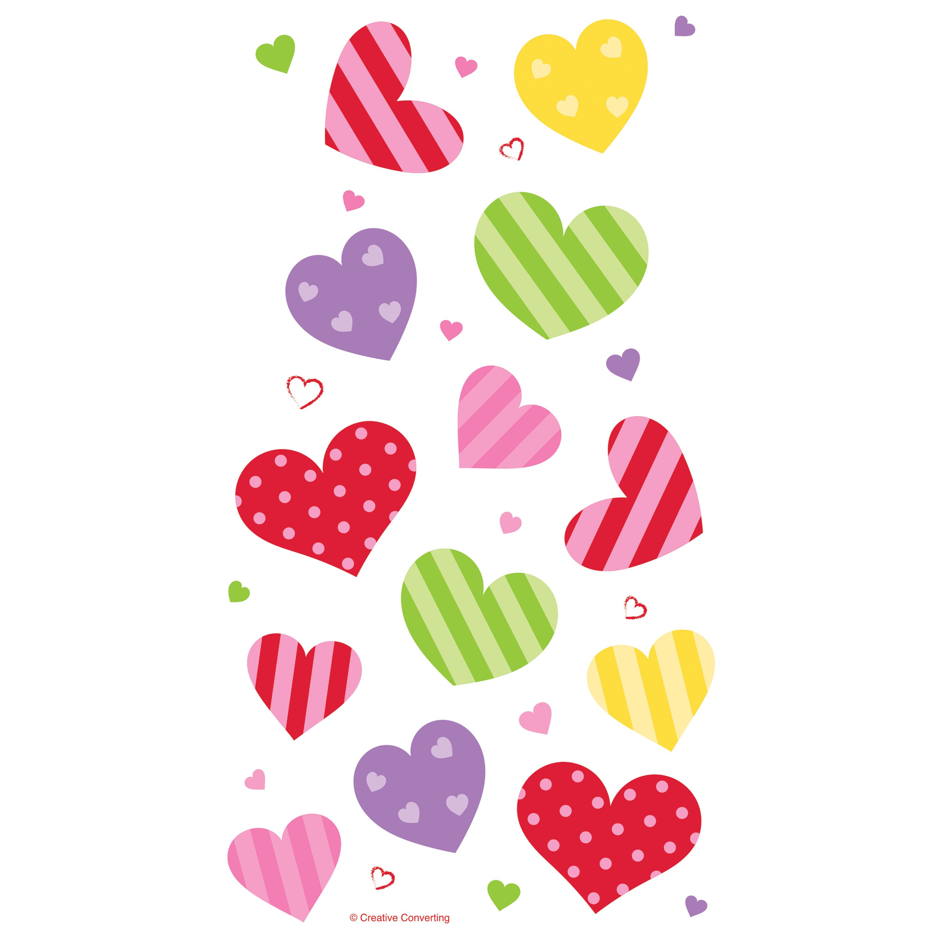 Necco conversation sweethearts ounce Valentine Decor 9"L X 5"W "Heart" Printed Zip Treat Bags,Pack of 20 EA