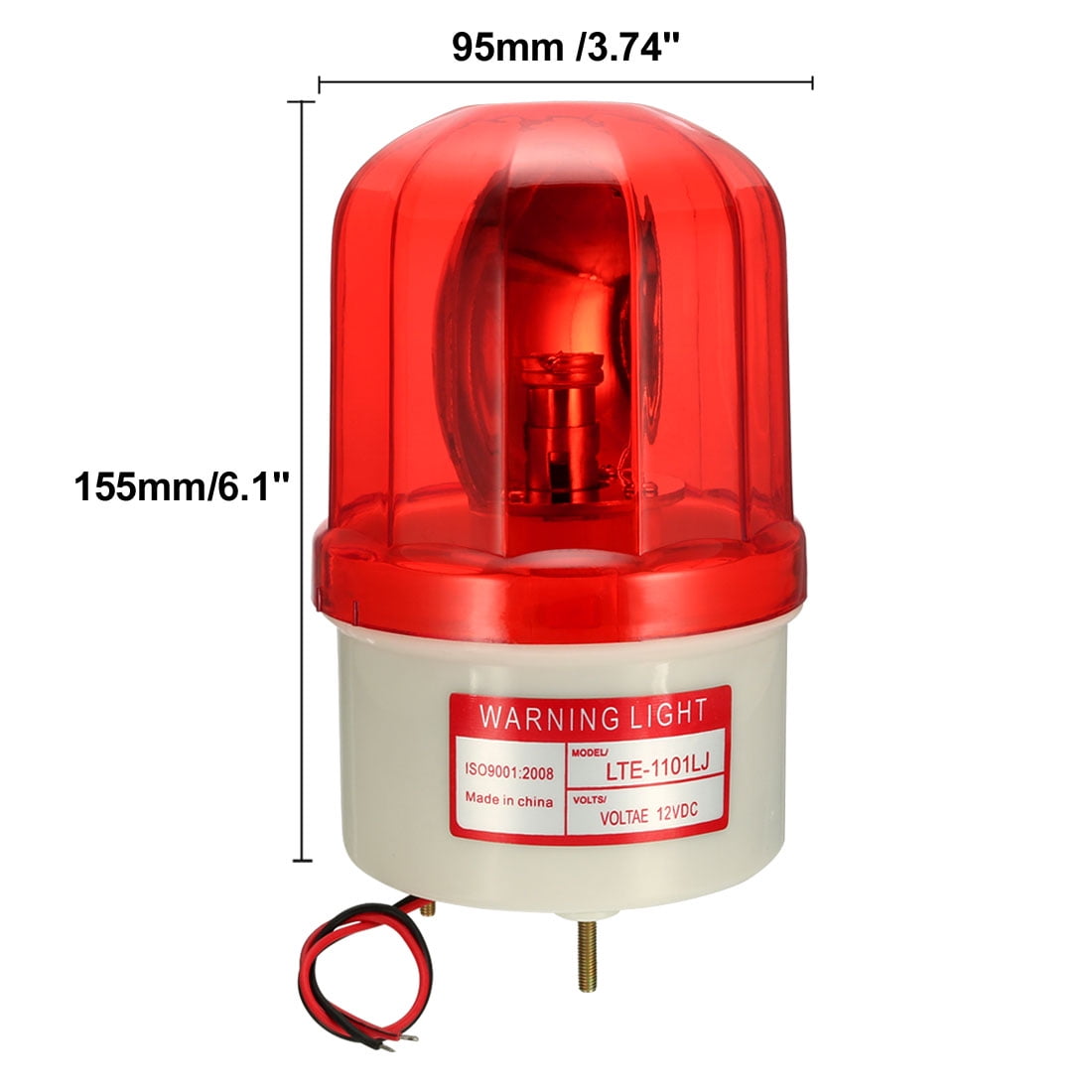 Warning Light Bulb Rotating Flashing Signal Alarm Lamp Buzzer 90dB