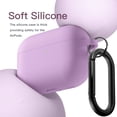 thumbnail image 2 of Funda Portátil para Dispositivo Electrónico Brujula AirPods Pro 3 Color Lila Claro, 2 of 6