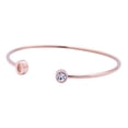 thumbnail image 2 of Pulsera Mujer Inicial Letra LuckyLy, Acero Inoxidable y Zirconia Cúbica, Modelo Sonia rosa UNITALLA, 2 of 8