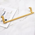 thumbnail image 3 of Over Cabinet Towel Bar Storage and Display Rack Hang On Cabinet or Door Hook 36.5cm, 3 of 8