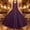Purple, variant on ITSAME Girls Formal Maxi Dress A-Line Sleeveless Crew Neck Wedding Party Pageant Prom Gown Wine Size 8