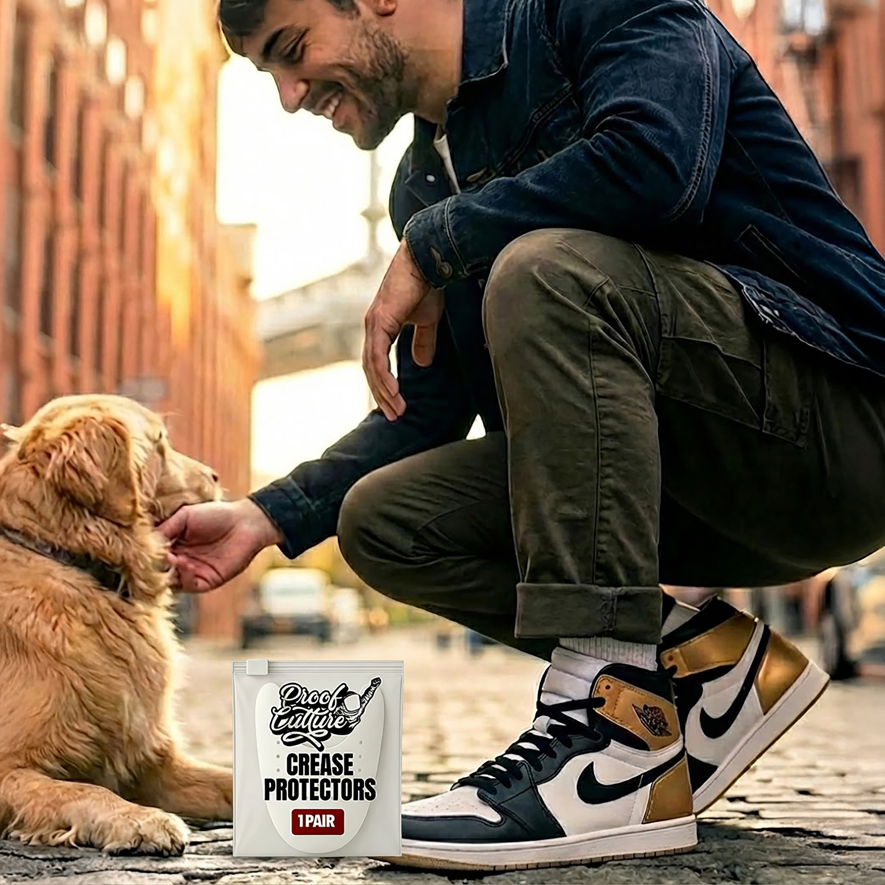 how to prevent air force 1 from creasing