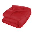 thumbnail image 4 of Superior Oversized All-Season Reversible Down Alternative Comforter, Full/Queen, Red, 4 of 15