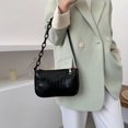 thumbnail image 3 of Bolsa Patrón de cocodrilo Bolso Mujer Cuero Retro Totes Bolso de hombro (Negro) JShteea Para Estrenar, 3 of 7