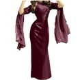 thumbnail image 2 of Wancir Womens Flowy Cocktail Party Elegant Formal Floor Length Maxi Dress Gown, 2 of 7