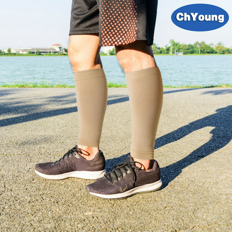 XL Leg Compression Sleeves for Men Women Plus Size Calf Compression Sleeves  Footless Leg Support Brace Socks for Varicose Veins Swelling Shin Splint