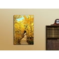 thumbnail image 2 of Canvas Prints Wall Art - Beautiful Autumn Scenery Colorful Fall Foliage Framing a Autumn Scene Along the River , Modern Wall Decor/Home Decor Stretched Gallery Wraps Giclee Print- 12" x 18", 2 of 3