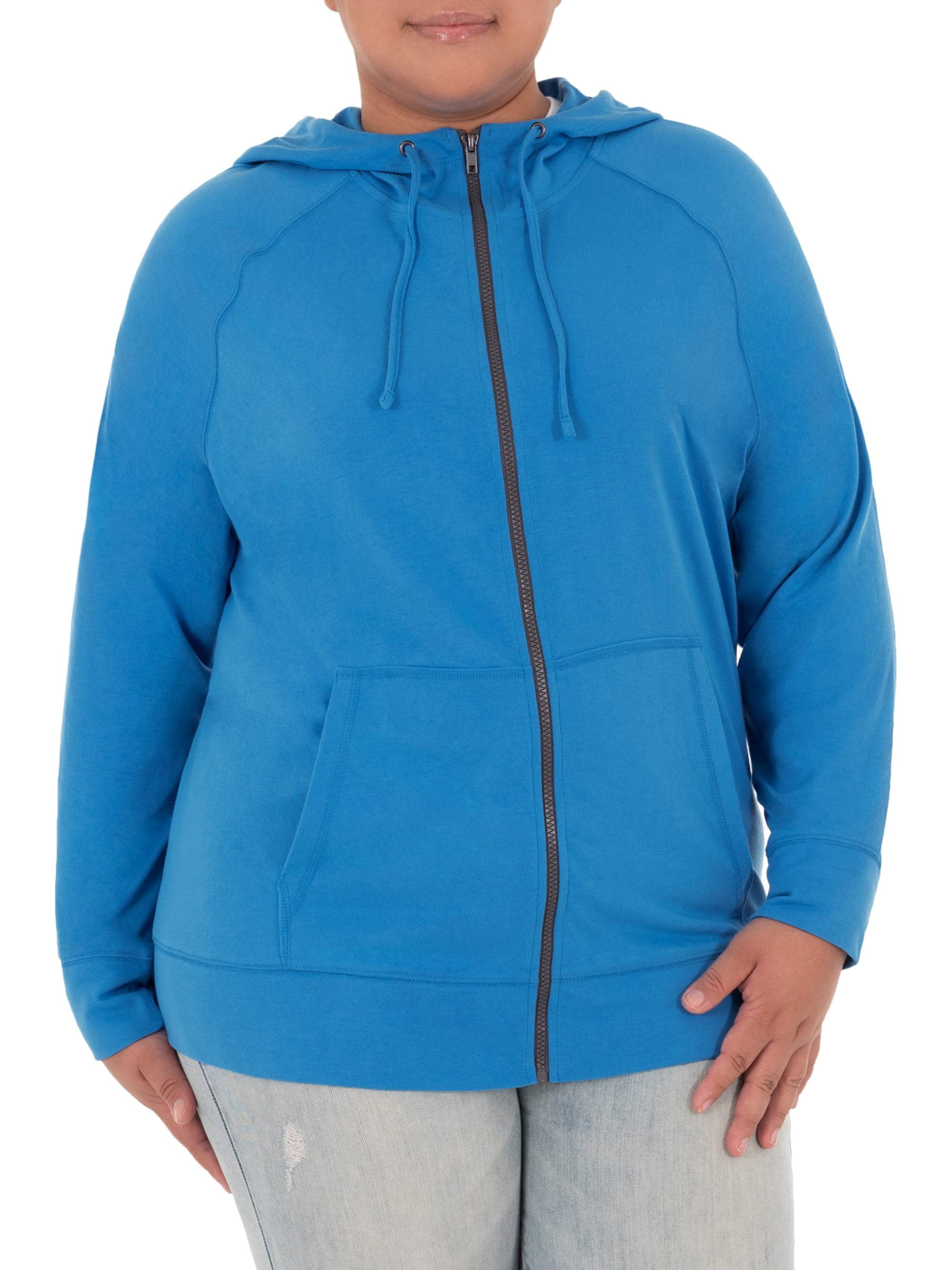 Athletic Works Women's Plus Size Lightweight ZipUp Hoodie