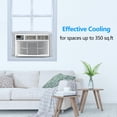 thumbnail image 5 of 8000 BTU Wi-Fi Connected Window Air Conditioner Cools up to 450 Sq Ft Quiet Smart window ac unit with Remote App Control Easy Install air conditioner for bedroom Office Home White, 5 of 9