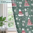thumbnail image 4 of Yayeee Window Curtains Light Filtering 63"x52" Grommet Panel Pair Home Living Room Decor, Red Christmas Trees, 4 of 7