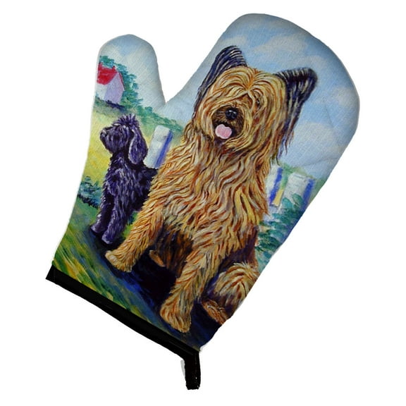 Carolines Treasures 7092OVMT Briard Oven Mitt Large multicolor