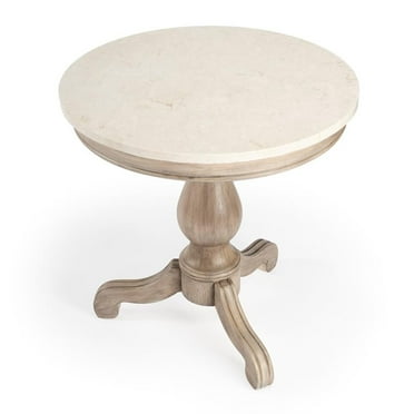 Beaumont Lane Marble Accent Table in Brown