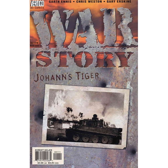 War Story: Johann's Tiger #1 VF ; DC/Vertigo Comic Book