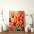 Modern Canvas Pictures Print Art Wall Decor, Floral Flower Tulips