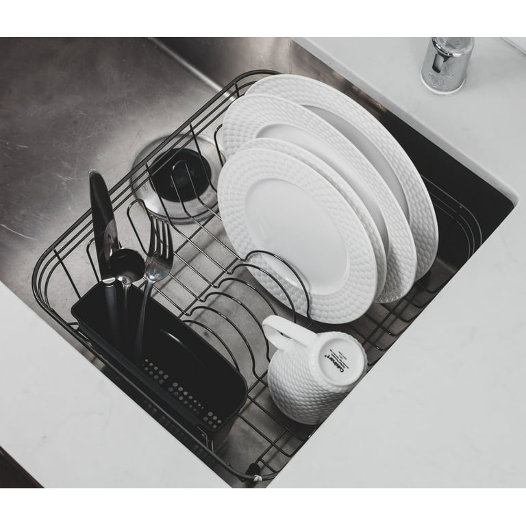 Dorre Disa Dish Drainer Black/Chrome - Dishcloths, Dishwashing Brushes & Dish Drainers Iron - 5-8557