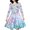 Sky Blue, variant on Gaexia Sweater Dress Girls,Girls Scallop Print Long Sleeve Dress For Kids Stylish Pattern Midi Dress For Big Girls 1,Sky Blue,6-7 Years