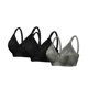 thumbnail image 1 of Sujetadores Cómodos para las Mujeres Más Tamaño Color Sólido Encaje Empalme Correas Ajustables, Sujetadores de Encaje para las Mujeres Uso Diario Suave Transpirable 3 Paquete, 1 of 2