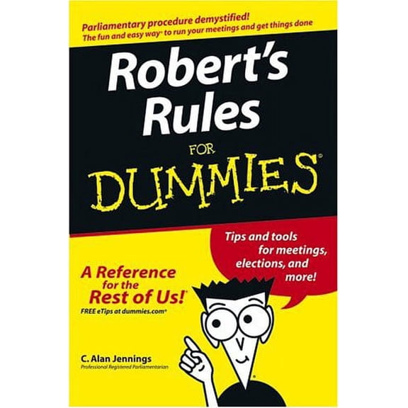 Robert's Rules for Dummies (Paperback) by C Alan Jennings
