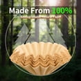 thumbnail image 3 of Coffee Filters Compatible with  Coffee Percolator, 100 Pcs Perforated Unbleached Filter Paper for  4-8Cup, Coletti 6-9 Cup, Elite Gourmet 6 Cup, 3 of 6