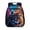 Galaxy Wolf Print, variant on HUIACONG 13.5 Inch Galaxy Wolf Kids School Backpack Lightweight Water Resistant Scratch-Resistant Bookbag with Adjustable Ventilated Padded Straps Multi Pockets for Boys Girls Aged 3-12 School Travel