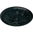 thumbnail image 3 of Ekena Millwork 15 3/4"OD x 5/8"P Granada Ceiling Medallion (Fits Canopies up to 4 1/4"), Hand-Painted Night Shade, 3 of 6