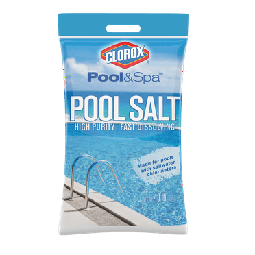Clorox Pool & Spa Gentle on Hair Swimming Pool Salt, 40 lbs