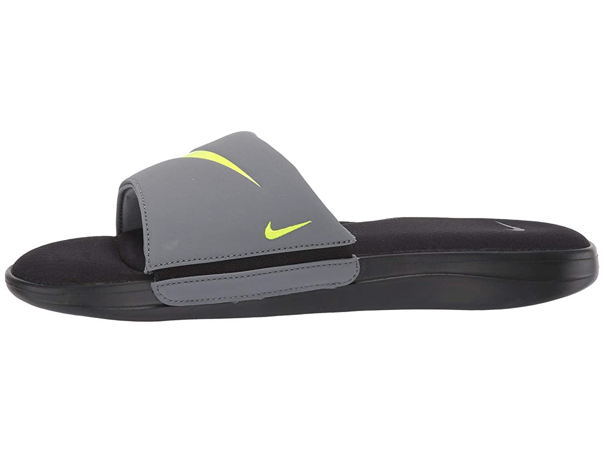 Nike Ultra Comfort 3 Slide Black/Volt/Cool Grey, Men's, Size: 12