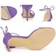 thumbnail image 4 of Sandalias de mujer Perphy con puntera redonda y tacón de aguja con diamantes de imitación Púrpura 39, 4 of 6