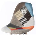 thumbnail image 3 of Bold Tones Chaise de Salle à Manger Patchwork Mi-Siècle Moderne, Multicolore (Ensemble de 4), 3 of 5