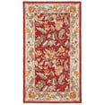 thumbnail image 3 of SAFAVIEH Chelsea Alaia Floral Wool Runner Rug, Red, 2'6" x 8', 3 of 11