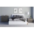 thumbnail image 1 of Nexera Ensemble de Chambre 4 Pcs avec Cadre de Lit, Gris, Grand, 1 of 8