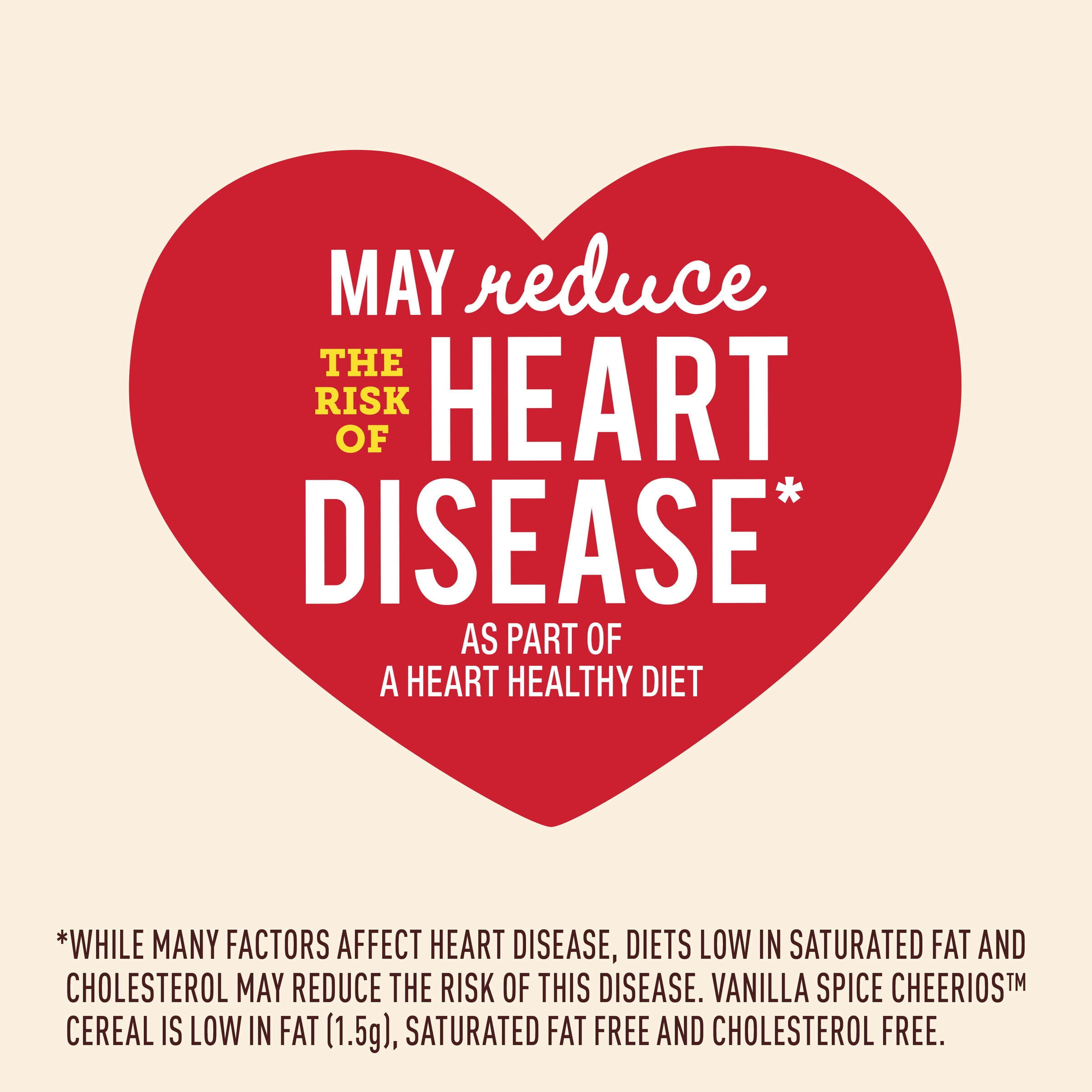 Vanilla Spice Cheerios Heart Healthy Cereal, Gluten Free Cereal With Whole Grain Oats, Family Size, 18 oz