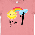 thumbnail image 4 of Inktastic I'm 1- First Birthday Sun Rainbow Boys or Girls Baby T-Shirt, 4 of 5