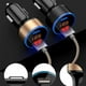 thumbnail image 2 of Seitruly de pantalla de dígitos para teléfono móvil de coche, medidor de voltaje, adaptador de carga USB portátil para accesorios de enchufe Teléfono y Comunicación negro rojo, 2 of 8
