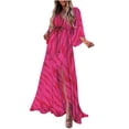 thumbnail image 1 of DPTALR Robe d'Été pour Femmes Manches Décontractée Robe Longue, 1 of 8
