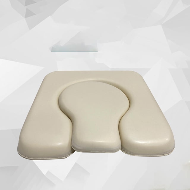 Cojín Universal para asiento de inodoro, cojín de inodoro desmontable, cómodo, acolchado de esponja, resistente al agua para silla de , inodoro Salvador Cojín del asiento de la cómoda