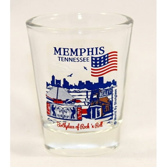 Memphis Tennessee Great American Cities Collection Shot Glass