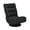 Black, variant on Spaco 5-Position Folding Floor Gaming Chair-Rustic Brown, Gaming Chair 360 Degree Multipurpose Floor Chair Rocker for TV, Readin