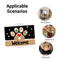 thumbnail image 5 of JOOCAR Christmas Gingerbread Dog Paw Welcome Doormat Linen Table Mats Set of 4 for Home Kitchen Table Decor 12x18 inch, 5 of 5