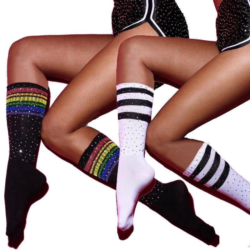 Womens Over Knee Long Socks Ladies 