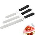 thumbnail image 2 of kurtrusly Stainless Steel Spatula Palette Knife Set Cake Decorating Smooth Tools Kit black & white 38cm 1pcs 1Set, 2 of 6