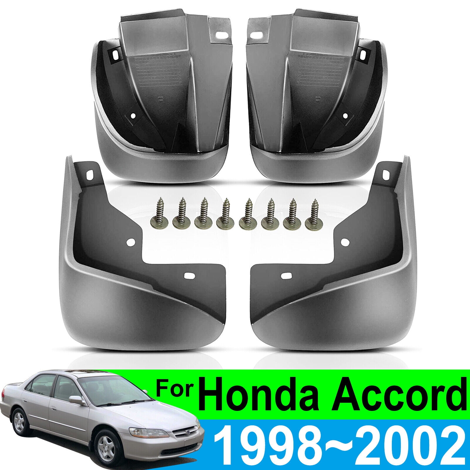 XUKEY 4x Splash Guards Mud Flaps for Honda Accord Sedan 1998 - 2003 Fender